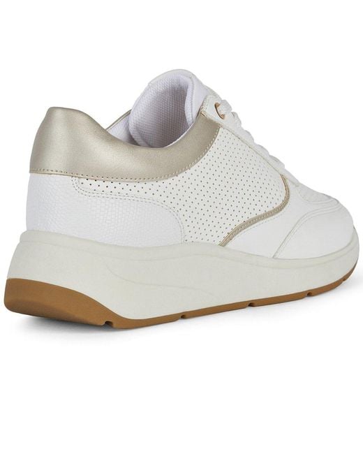 Geox White D Cristael D Trainers