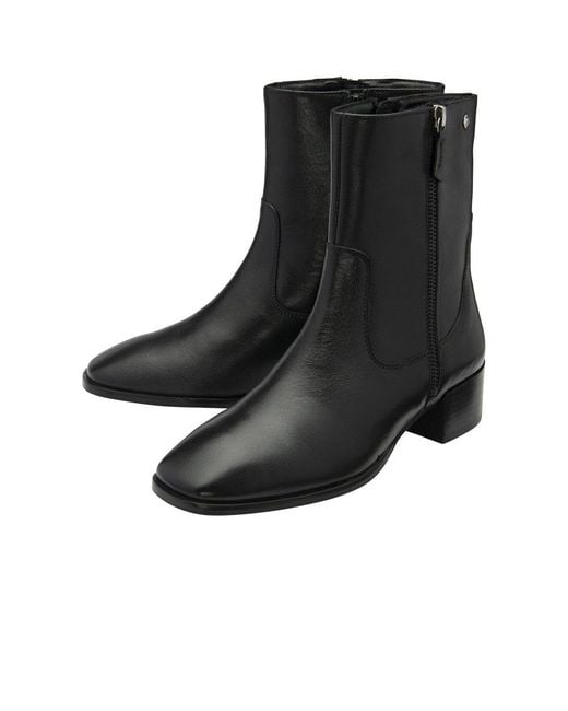 Ravel Black Carter Ankle Boots