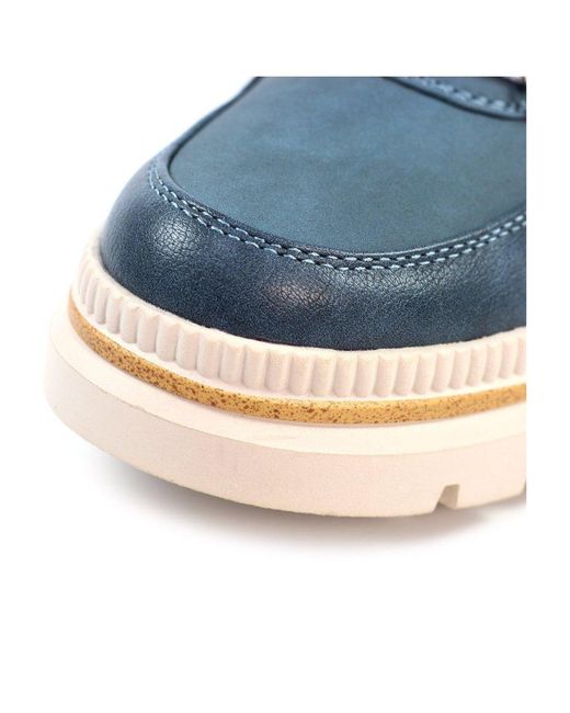 Lunar Blue Evelyn Ankle Boots
