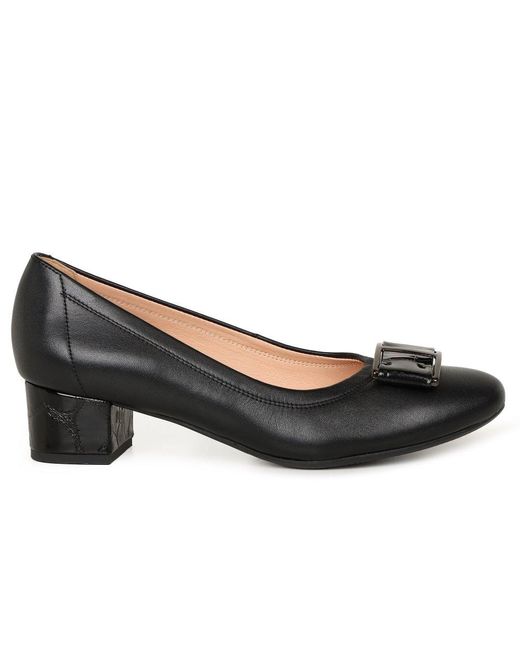 Bioeco Black Eloise Court Shoes