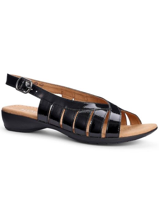 Hotter Blue Sundown Extra Wide Sandals
