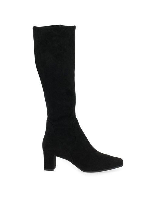 Caprice Black Cole Knee High Boots