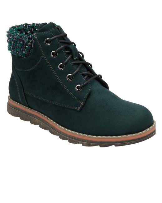 Lotus Blue Drew Ankle Boots