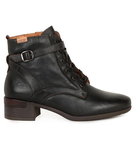 Pikolinos Black Murrey Ankle Boots