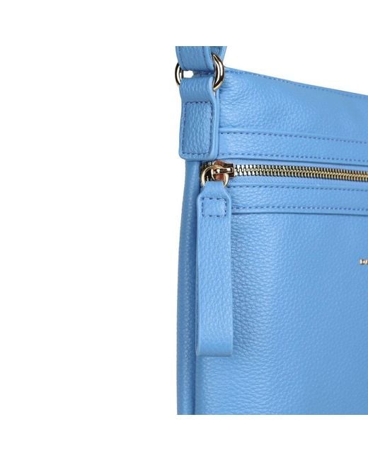 David Jones Blue Boat Messenger Bag