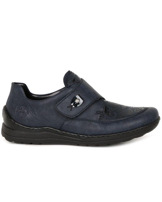 Rieker Blue Click Shoes