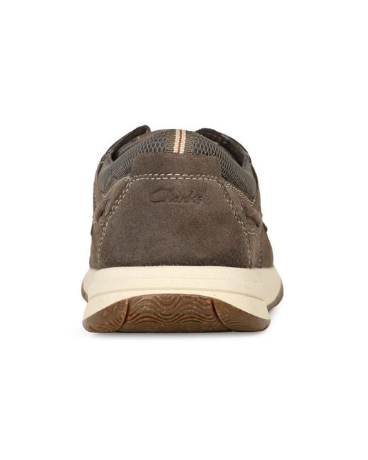 Clarks Brown Sailview Lace Shoes for men