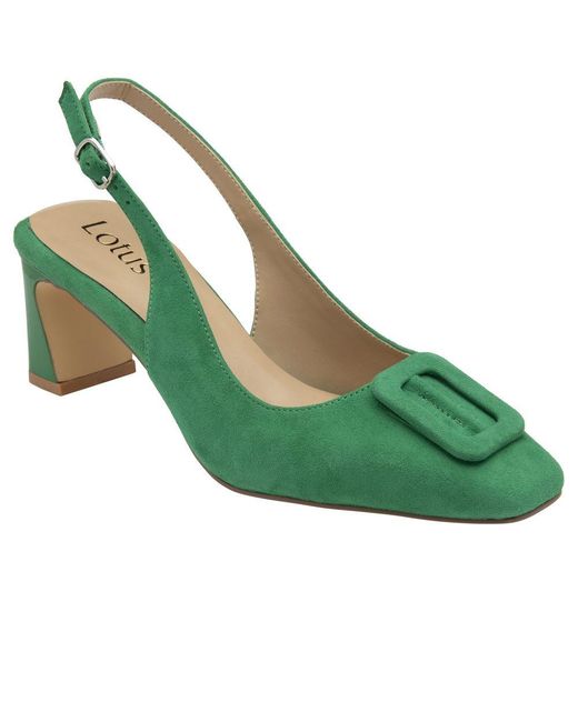 Lotus Green Rochelle Court Shoes