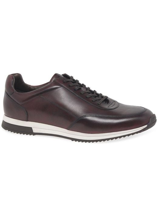 Loake Brown Bannister Trainers for men