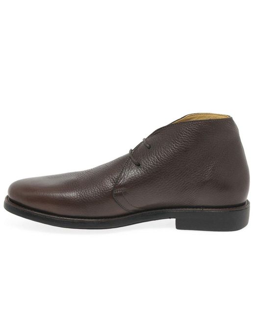 Anatomic & Co Brown Anatomic &Amp; Co Londrina Formal Leather Chukka Boots for men
