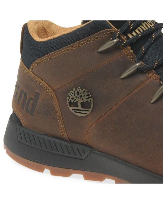Timberland Brown Sprint Trekker Mid Boots for men