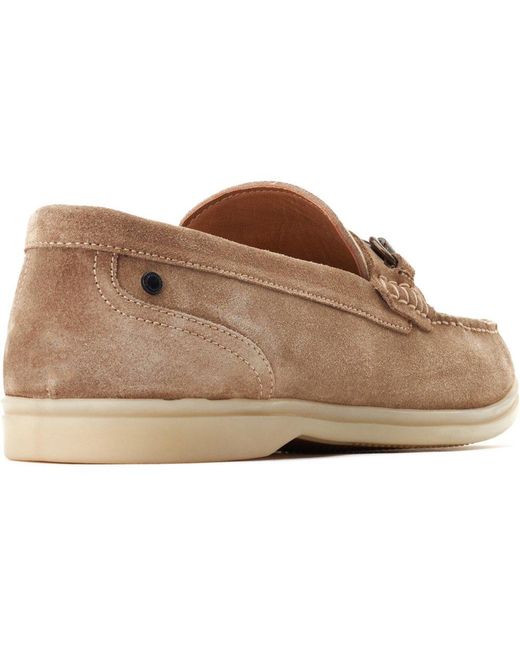 Base London Natural Snapper Loafers for men