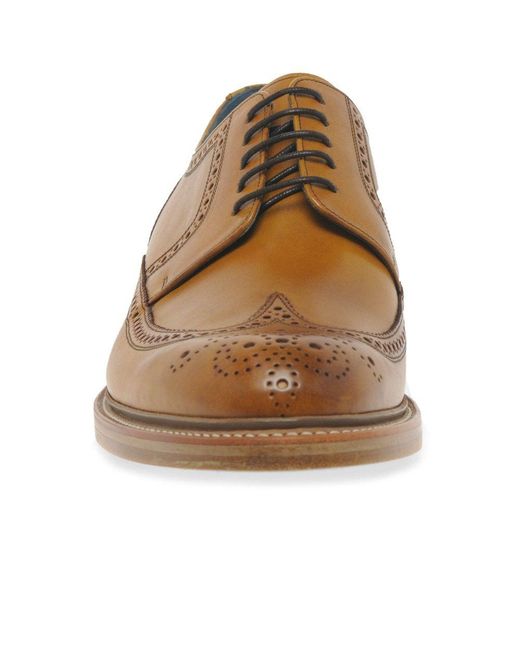 Barker Brown Men's Leather 'bailey Ii' Wing Tip Brogues for men