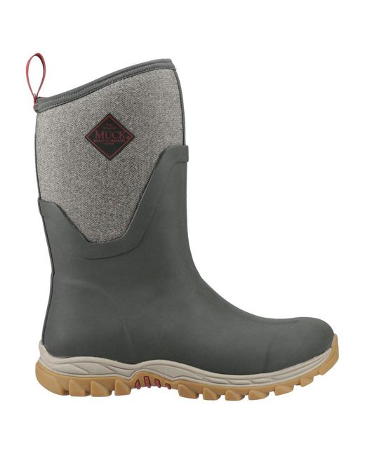 Muck Boot Gray Arctic Sport Mid Wellingtons