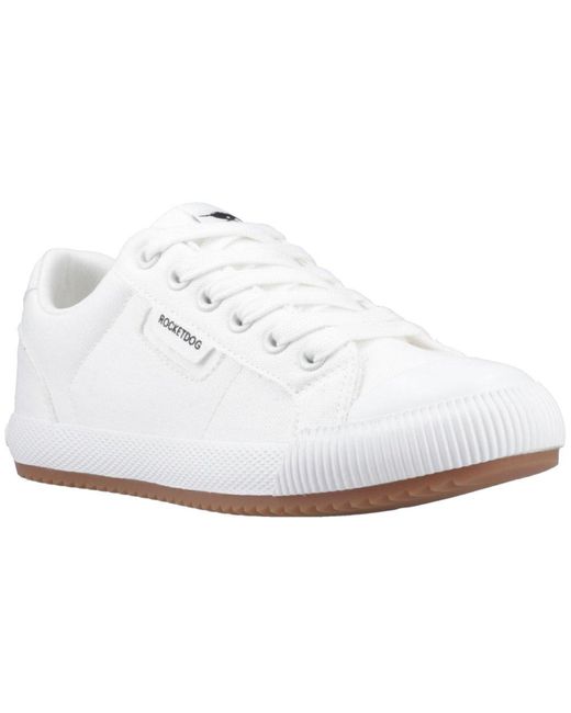 Rocket Dog White Cheery Low Profile Trainers