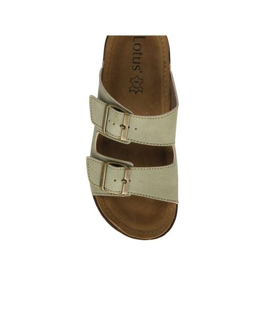 Lotus Green Rome Sandals