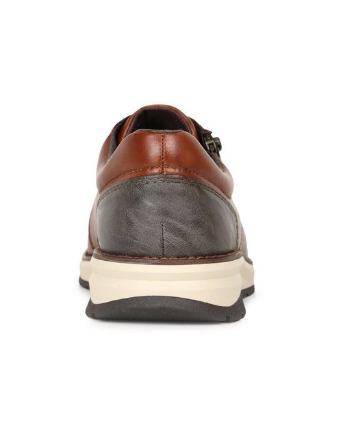 Rieker Brown Bowler Shoes for men