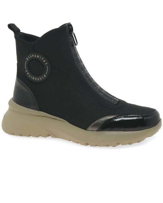 Hispanitas Black Polines Sports Boots