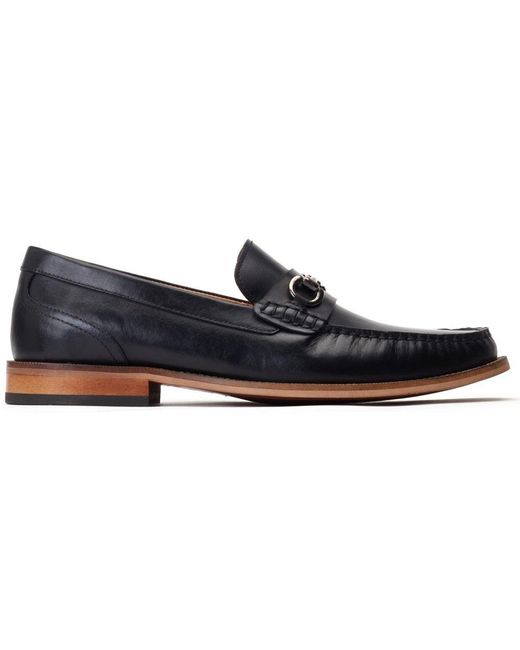 Base London Blue Madison Loafers for men