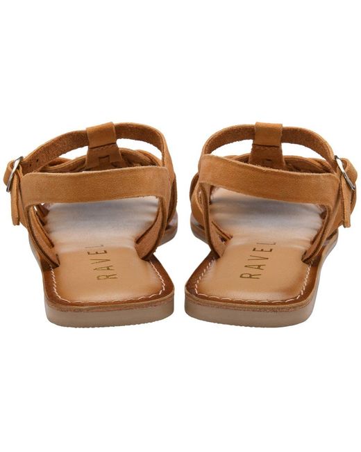 Ravel Brown Laver Sandals