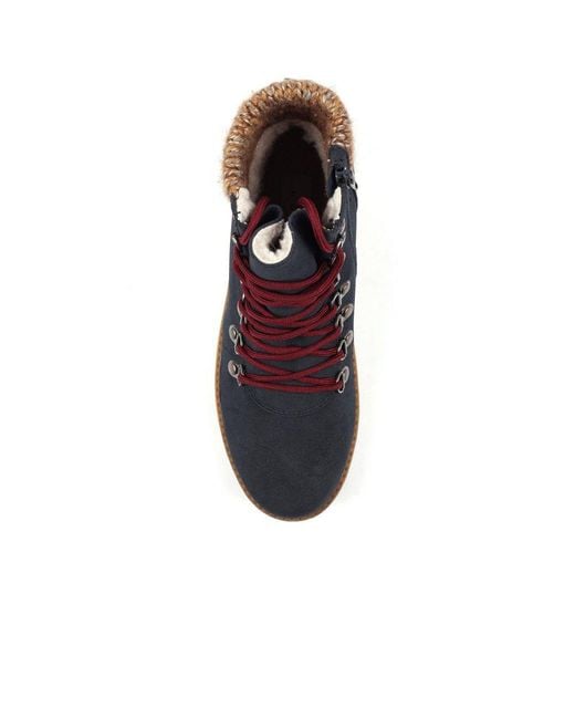 Lunar Blue Candy Ankle Boots