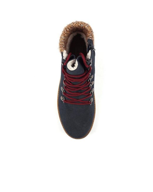 Lunar Blue Candy Ankle Boots