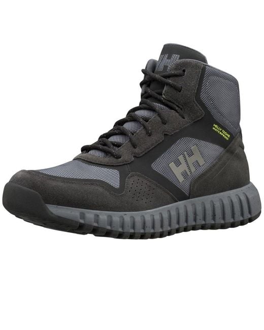 Helly Hansen Black Monashee Hiking Boots Colour: Jet Leather for men