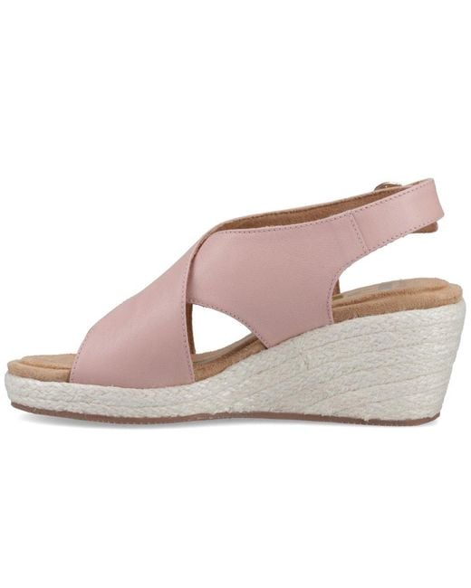 Hush Puppies Pink Dalia Kitten Slingback Court Shoes