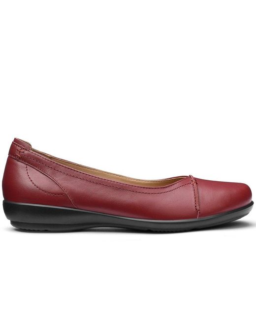 Hotter Red Robyn Ii Wide Fit Pumps