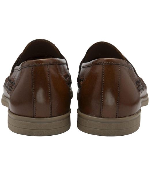 Lotus Brown Hanbury Loafers for men