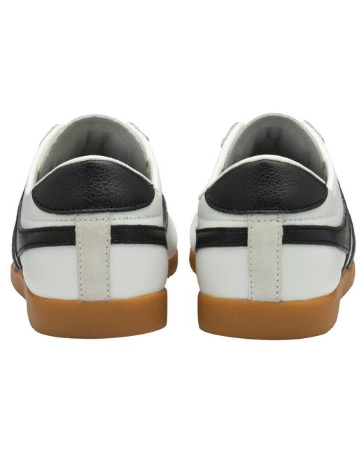 Gola White Bullet Leather Trainers