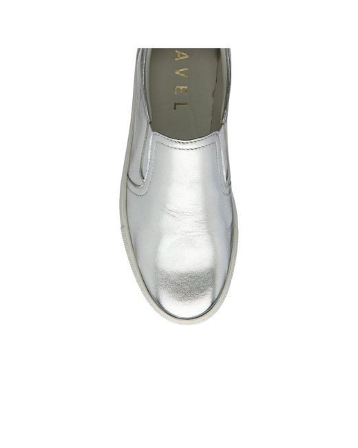 Ravel White Alix Slip On Trainers