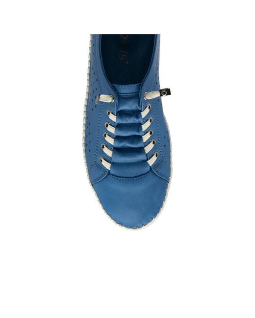 Lotus Blue Kamari Lace Up Shoes