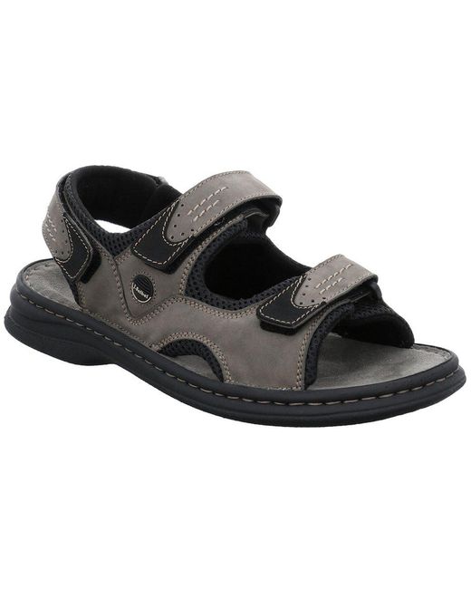 Josef Seibel Black Franklyn Sandals for men