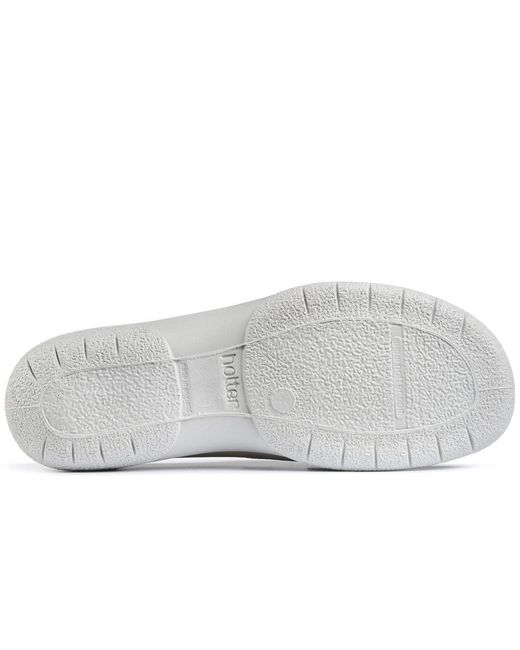 Hotter White Leap Ii Casual Shoes Colour: Pale