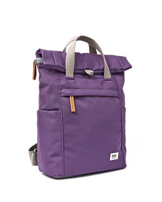Roka Purple Finchley Small Backpack