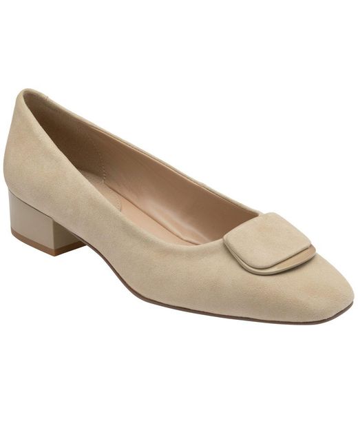 Lotus White Valentina Pumps