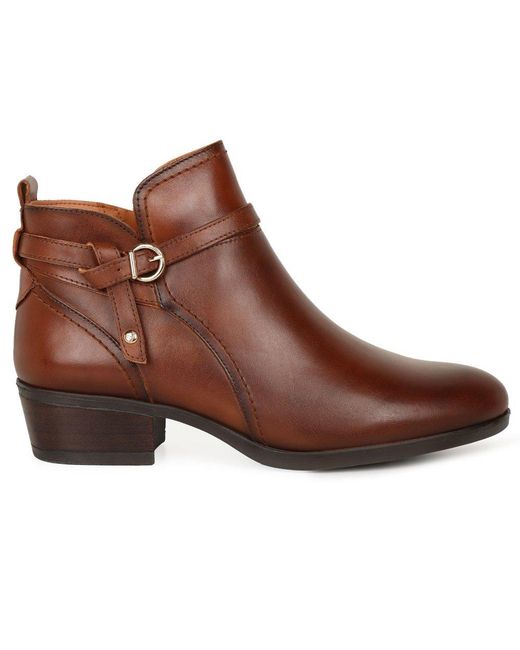 Pikolinos Brown Dixie Ankle Boots