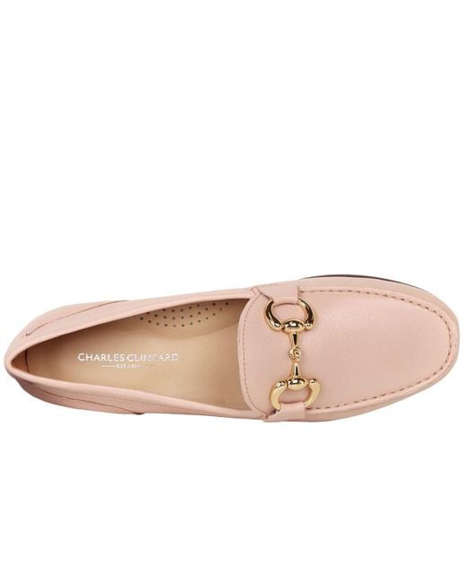 Charles Clinkard Pink Sirius Moccasins