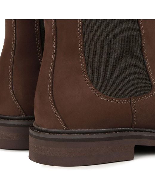 Loake Brown Suede Chelsea Boots for men