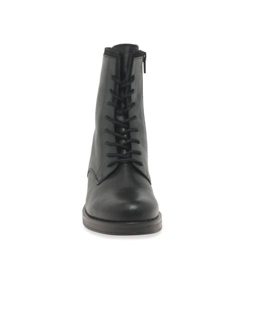 Gabor Black Hay Biker Boots