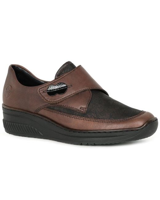 Rieker Brown Leaves Shoes