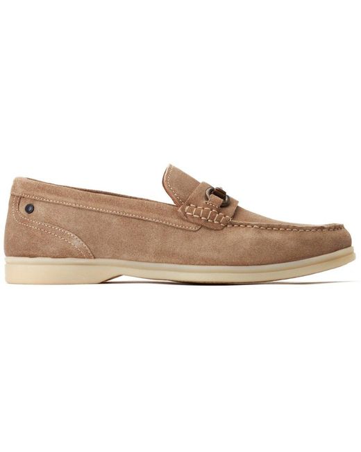 Base London Natural Snapper Loafers for men
