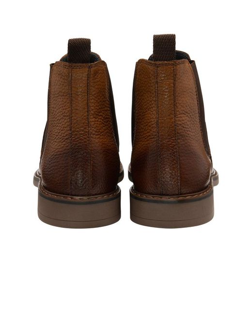 Frank Wright Brown Hall Chelsea Boots for men