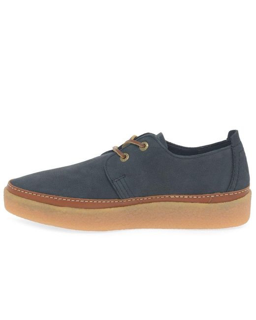 Clarks Blue Clarkwood Low Shoes for men