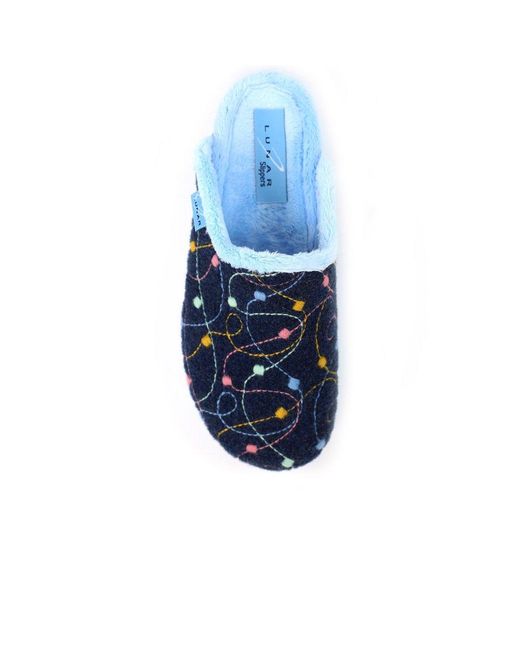 Lunar Blue Impulse Slippers