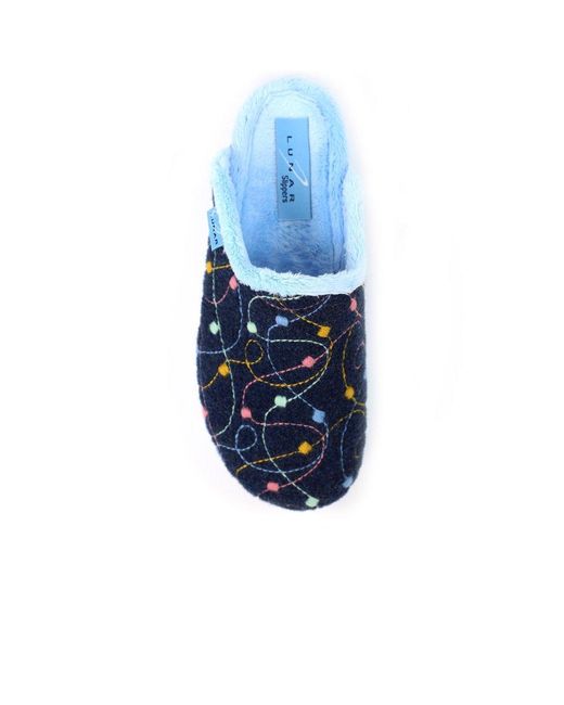 Lunar Blue Impulse Slippers