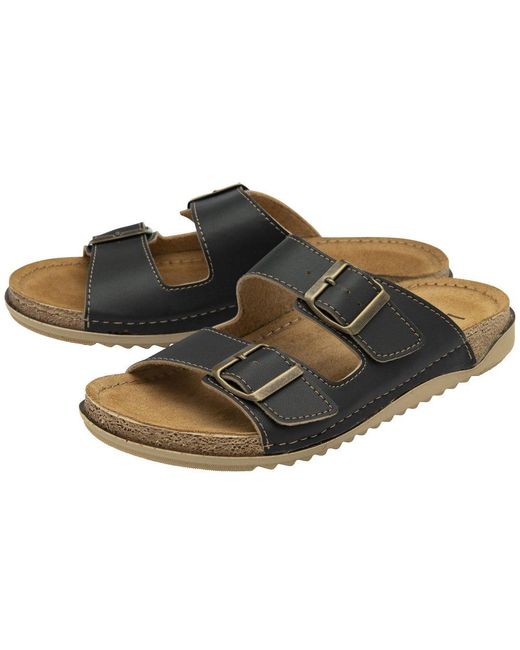 Lotus Brown Rome Mules