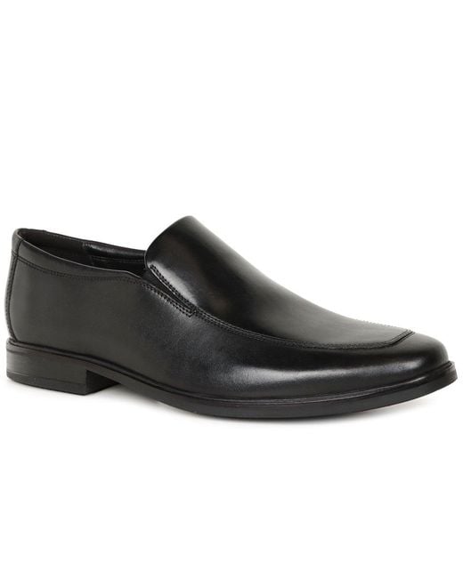 Clarks Black Howard Edge Loafers for men