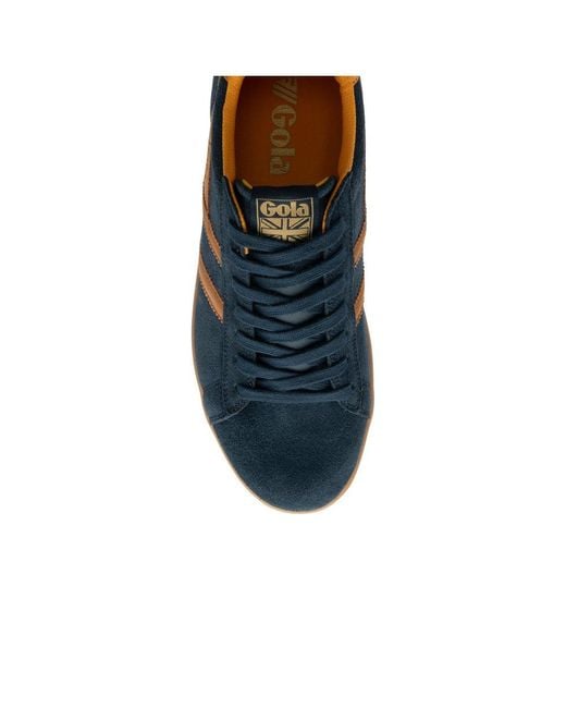Gola Blue Equipe Ii Suede Trainers for men